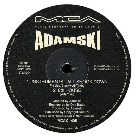 Adamski : The Space Jungle (Earthquake Remix) (12", Single)