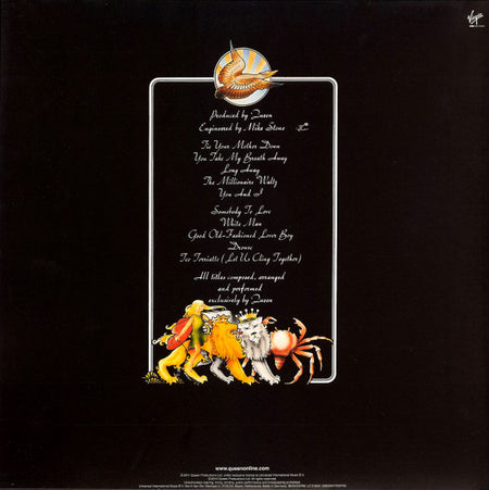 Queen : A Day At The Races (LP, Album, RE, RM, Gat)