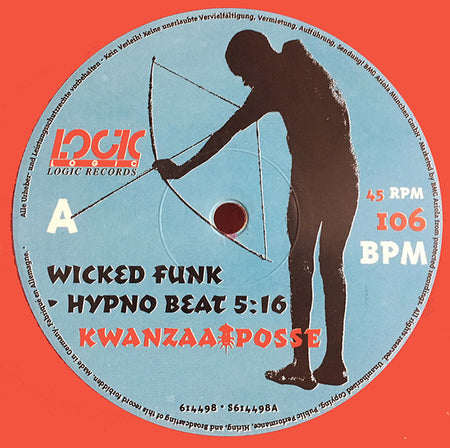 Kwanzaa Posse : Wicked Funk (12", Maxi, Red)