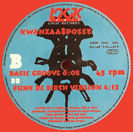 Kwanzaa Posse : Wicked Funk (12", Maxi, Red)