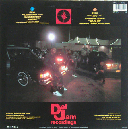 Public Enemy : Yo! Bum Rush The Show (LP, Album, RE)