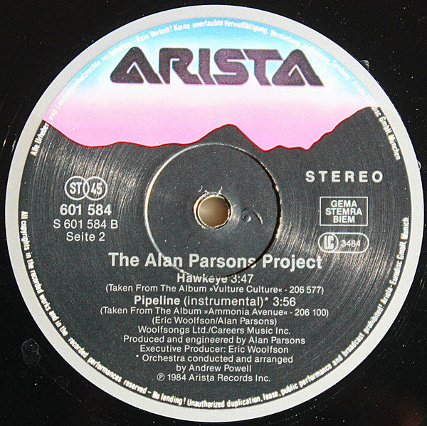 The Alan Parsons Project : Let's Talk About Me (12", Maxi)