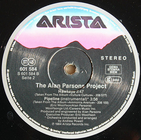 The Alan Parsons Project : Let's Talk About Me (12", Maxi)