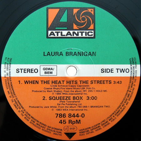 Laura Branigan : Maybe Tonight (12")