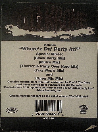 Miilkbone : Where'z Da' Party At? (12")