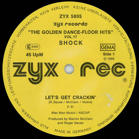 Shock (3) / Indeep : The Golden Dance-Floor Hits Vol. 17 (12")