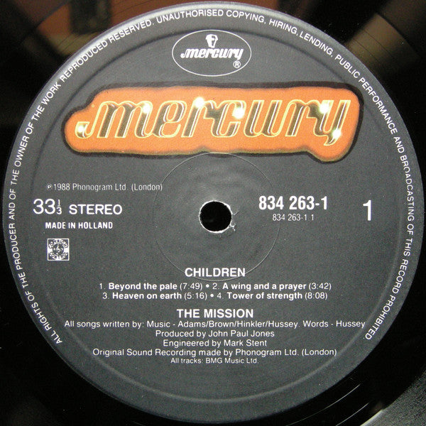 The Mission : Children (LP, Album)