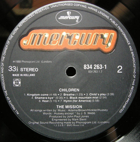 The Mission : Children (LP, Album)