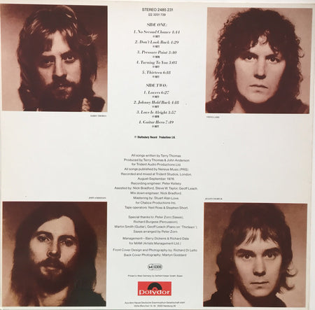 Charlie (5) : No Second Chance (LP, Album, RE)