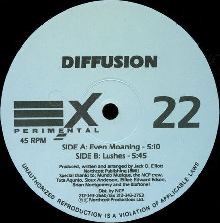 Diffusion : Even Moaning / Lushes (12")