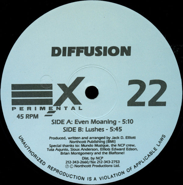 Diffusion : Even Moaning / Lushes (12")