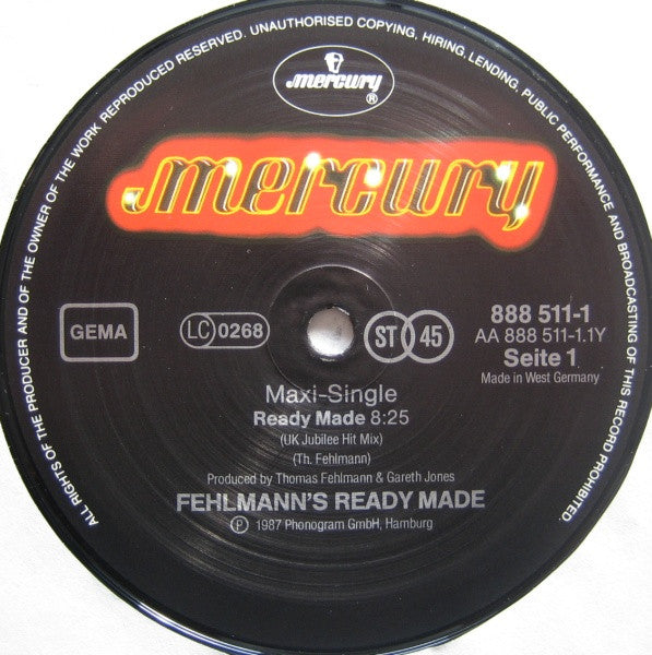 Ready Made (2) : Ready Made (New UK Jubilee Hit-Mix) (12", Maxi)