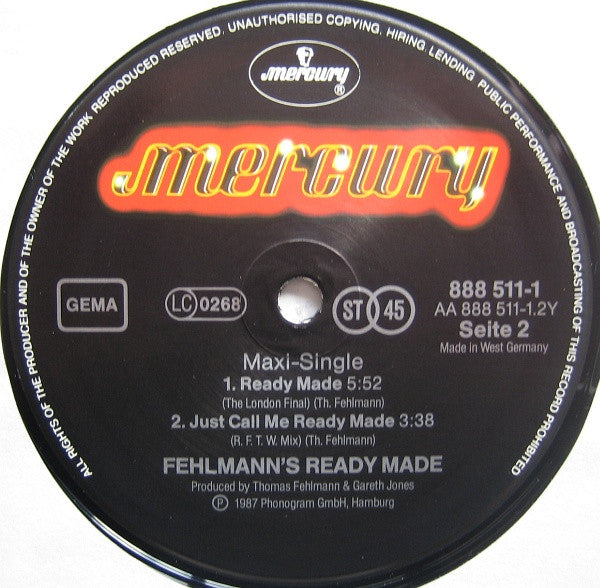 Ready Made (2) : Ready Made (New UK Jubilee Hit-Mix) (12", Maxi)