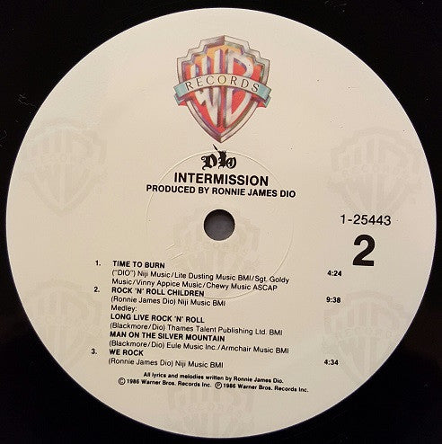 Dio (2) : Intermission (12", MiniAlbum, Spe)