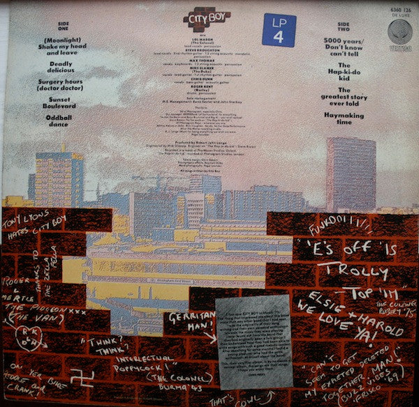 City Boy : City Boy (LP, Album, RP)