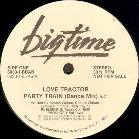 Love Tractor : Party Train (12", Promo)