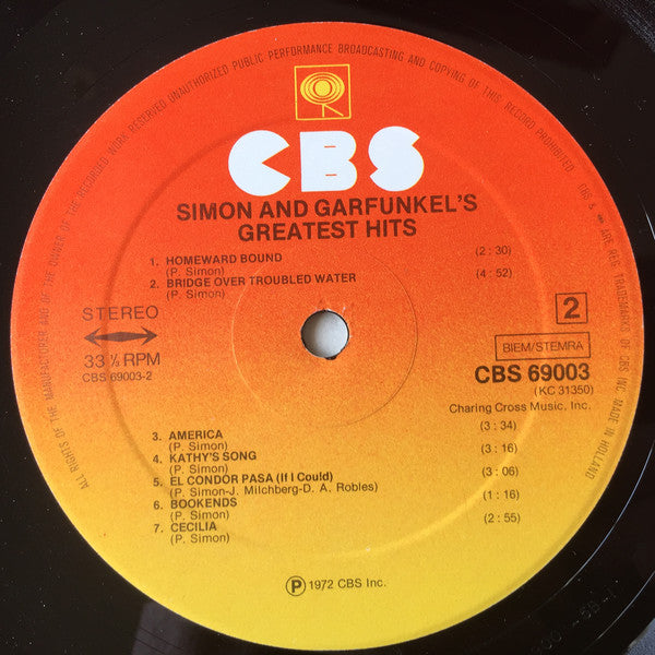 Simon & Garfunkel : Simon And Garfunkel's Greatest Hits (LP, Comp)
