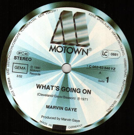 Marvin Gaye : What's Going On (12", Maxi)