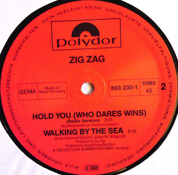 Zig Zag (2) : Hold You (Who Dares Wins) (12", Maxi)