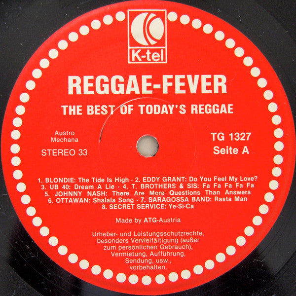 Various : Reggae-Fever (The Best Of Today's Reggae) (LP, Comp)