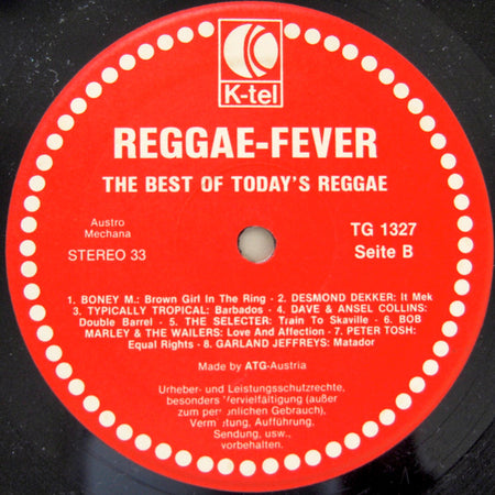 Various : Reggae-Fever (The Best Of Today's Reggae) (LP, Comp)