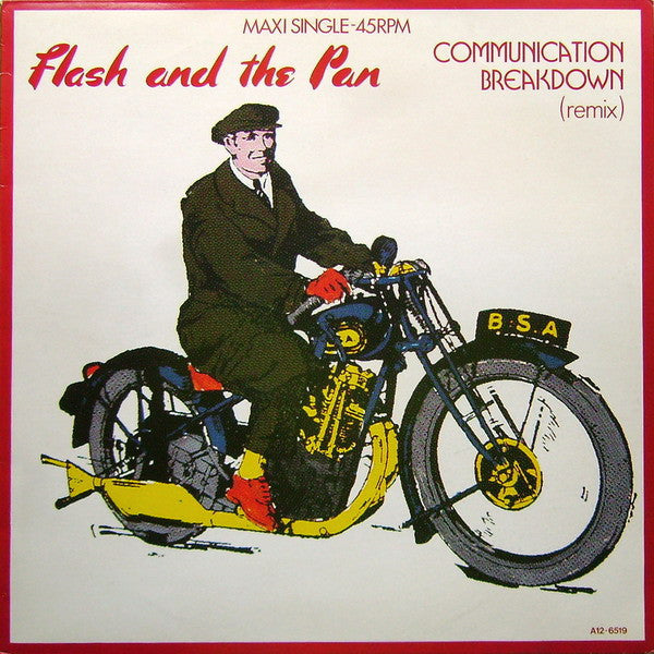 Flash & The Pan : Communication Breakdown (Remix) (12", Maxi)