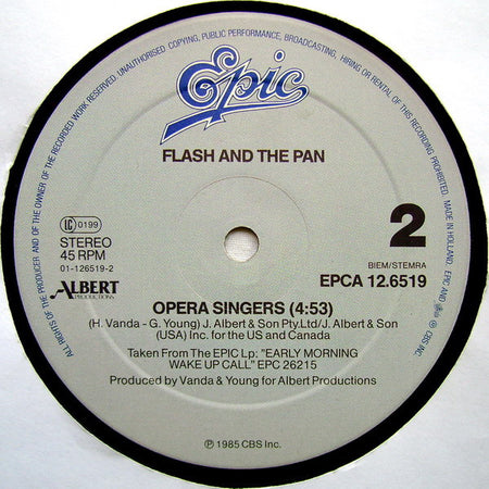 Flash & The Pan : Communication Breakdown (Remix) (12", Maxi)