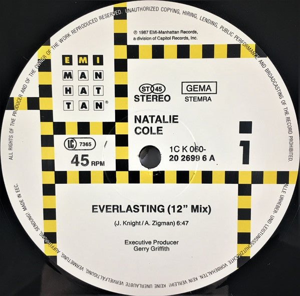 Natalie Cole : Everlasting (12", Maxi)