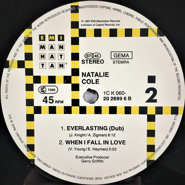 Natalie Cole : Everlasting (12", Maxi)