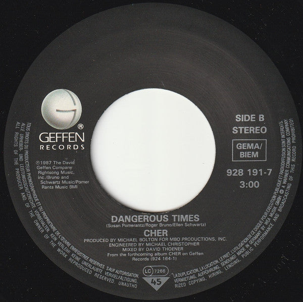 Cher : I Found Someone (7", Single)