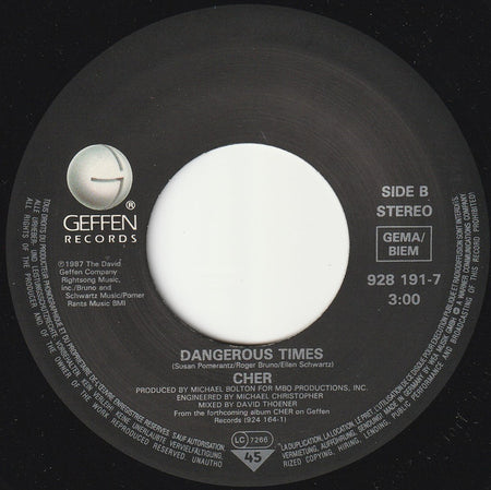 Cher : I Found Someone (7", Single)