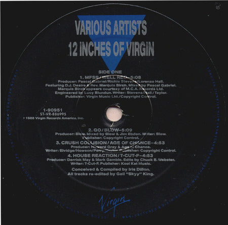Various : XII Inches Of Virgin (LP, Comp)