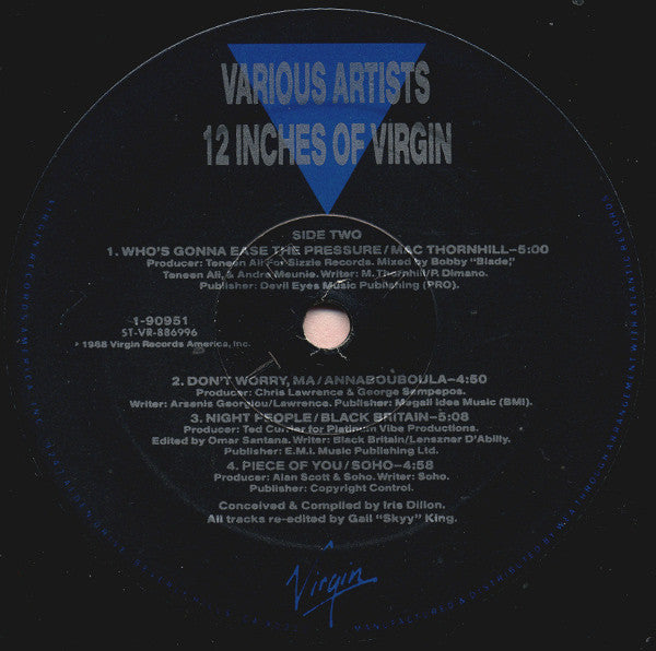 Various : XII Inches Of Virgin (LP, Comp)
