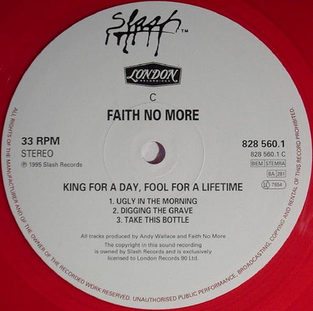 Faith No More : King For A Day Fool For A Lifetime (2xLP, Album, Ltd, Red)