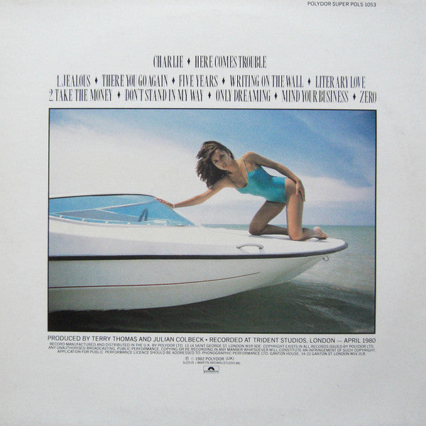 Charlie (5) : Here Comes Trouble (LP, Album)
