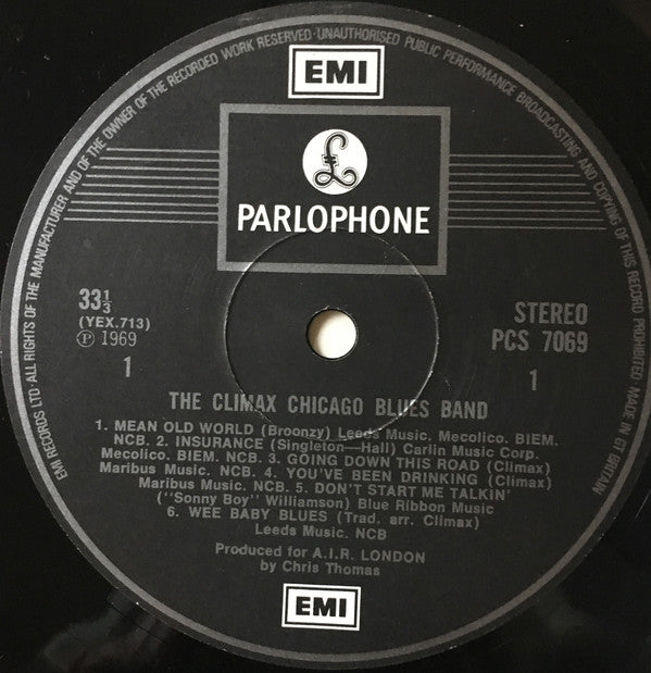 Climax Blues Band : The Climax Chicago Blues Band (LP, Album, RE)