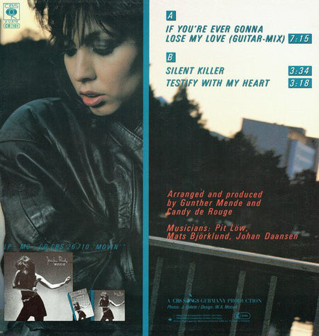 Jennifer Rush : If You're Ever Gonna Lose My Love (Guitar-Mix) (12", Maxi)