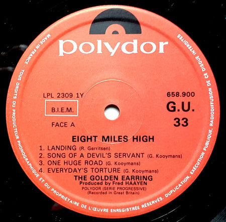 Golden Earring : Eight Miles High (LP, Album)
