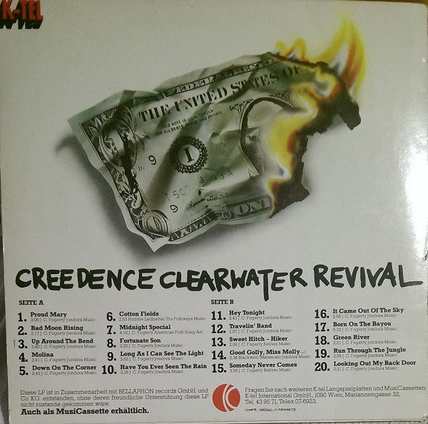 Creedence Clearwater Revival : Ihre 20 Größten Hits (LP, Comp)