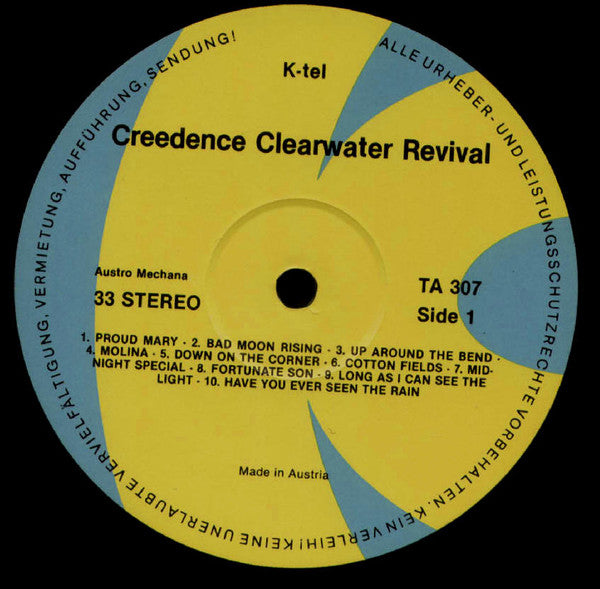 Creedence Clearwater Revival : Ihre 20 Größten Hits (LP, Comp)