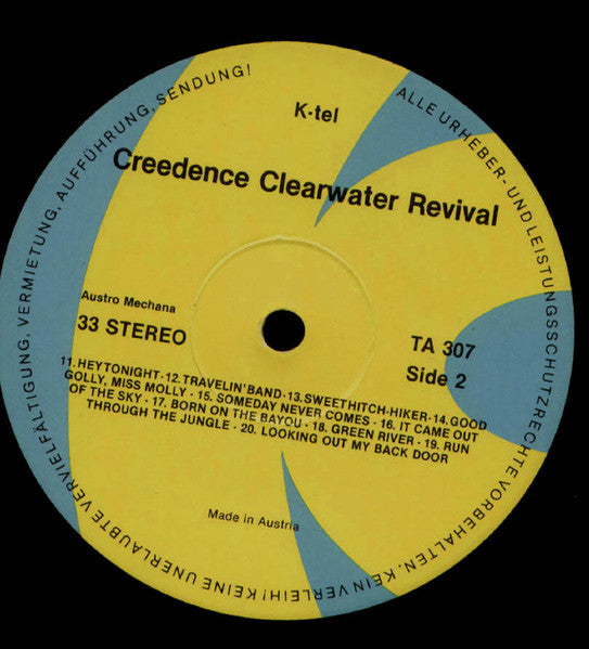 Creedence Clearwater Revival : Ihre 20 Größten Hits (LP, Comp)