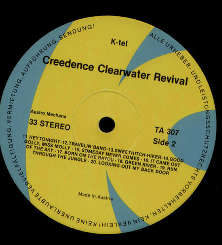 Creedence Clearwater Revival : Ihre 20 Größten Hits (LP, Comp)
