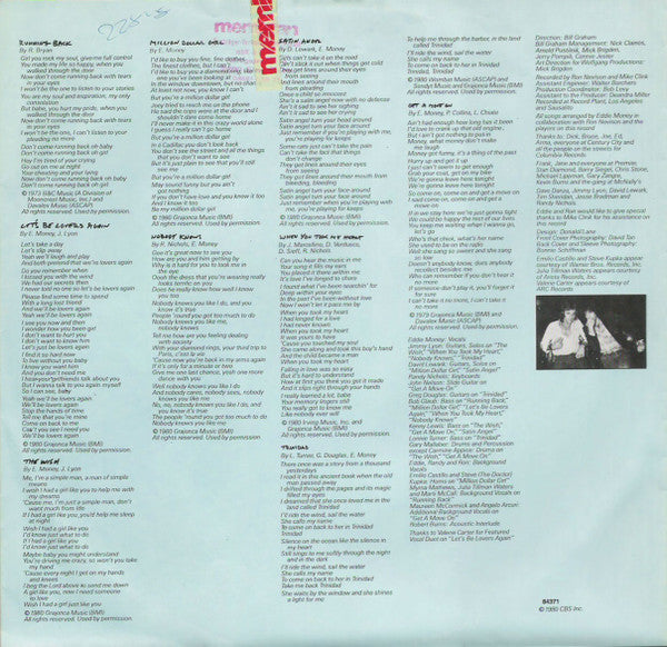 Eddie Money : Playing For Keeps (LP, Album)