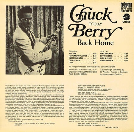 Chuck Berry : Back Home (LP, Album)