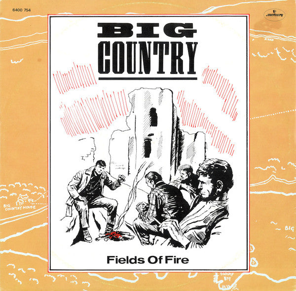 Big Country : Fields Of Fire (12", Maxi)