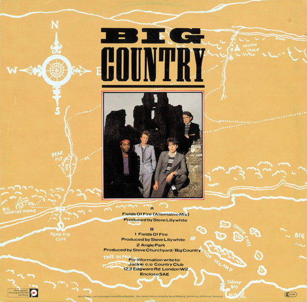 Big Country : Fields Of Fire (12", Maxi)