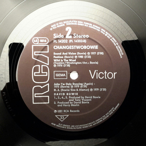 David Bowie : ChangesTwoBowie (LP, Comp, RE)