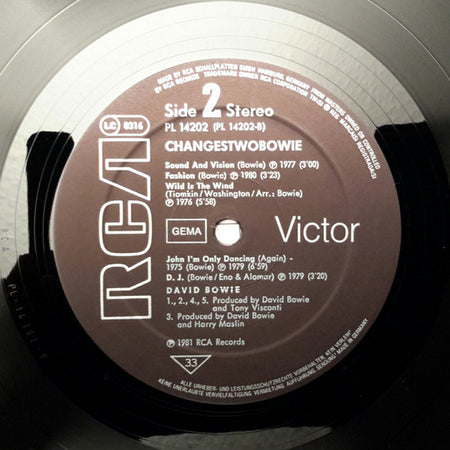 David Bowie : ChangesTwoBowie (LP, Comp, RE)