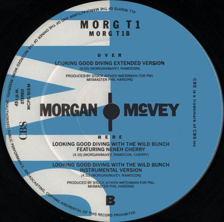 Jamie J. Morgan | Cameron McVey : Looking Good Diving (12")