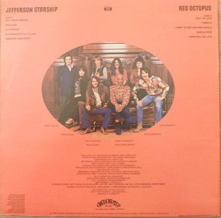 Jefferson Starship : Red Octopus (LP, Album)